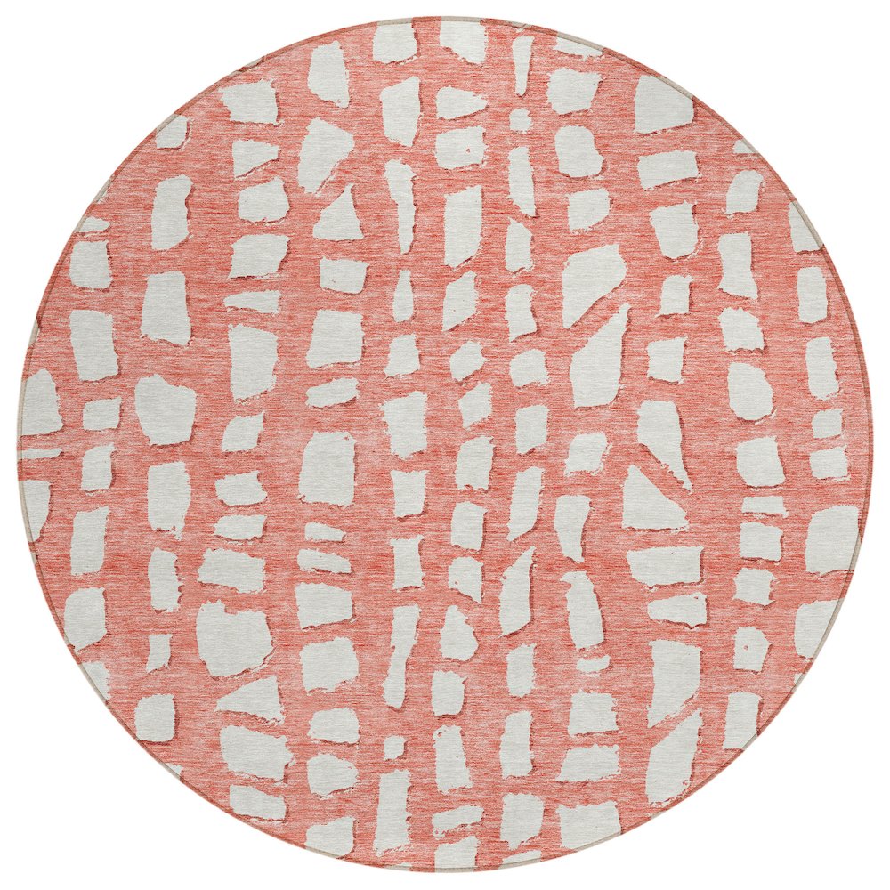Chantille ACN754 Orange 8' x 8' Rug. Picture 1
