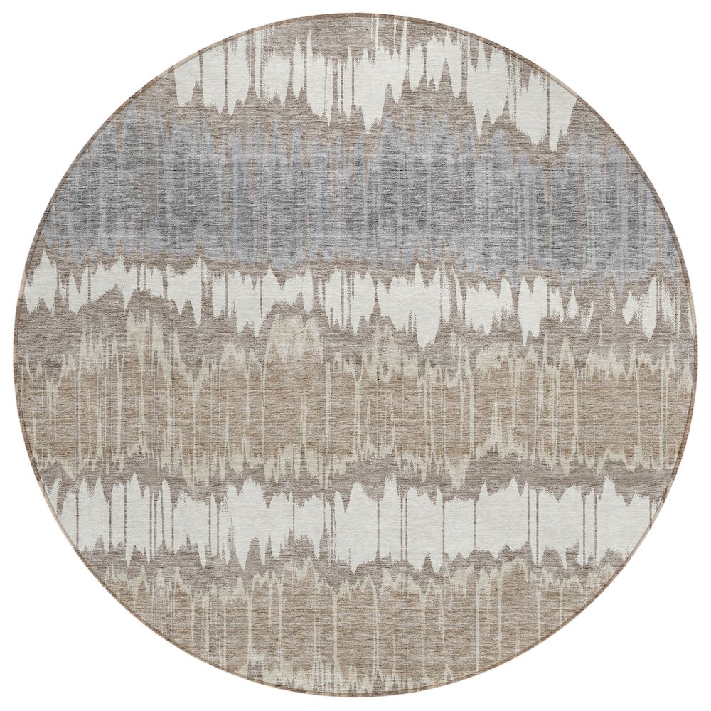 Chantille ACN755 Brown 8' x 8' Rug. Picture 1