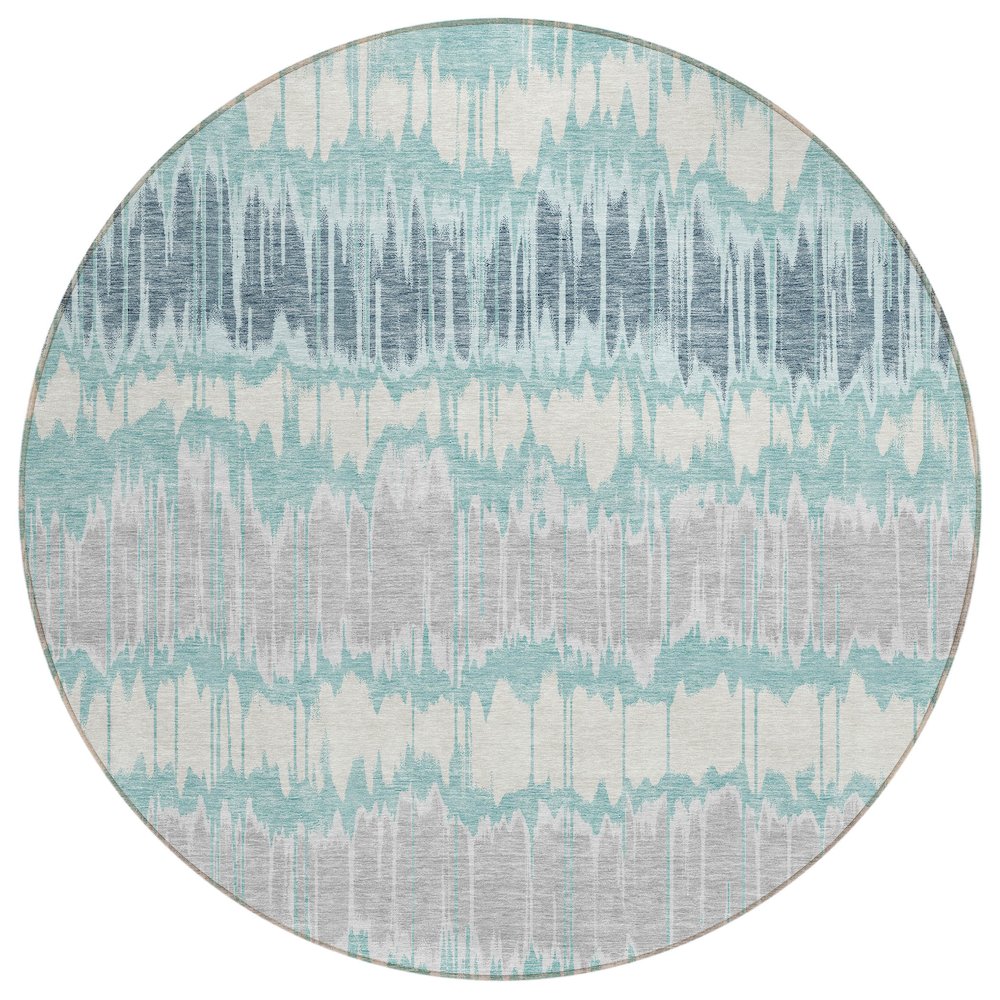 Chantille ACN755 Teal 8' x 8' Rug. Picture 1