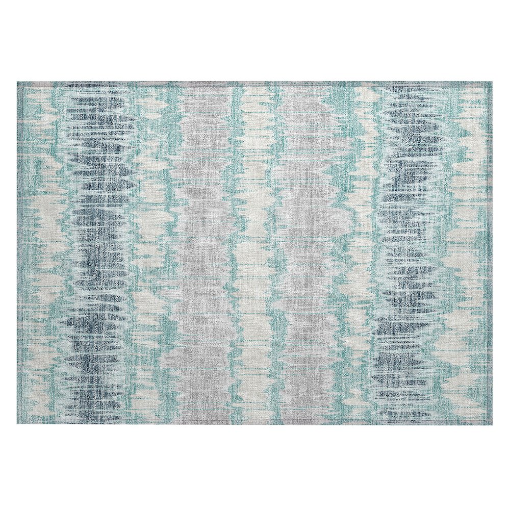 Chantille ACN755 Teal 1'8" x 2'6" Rug. Picture 1