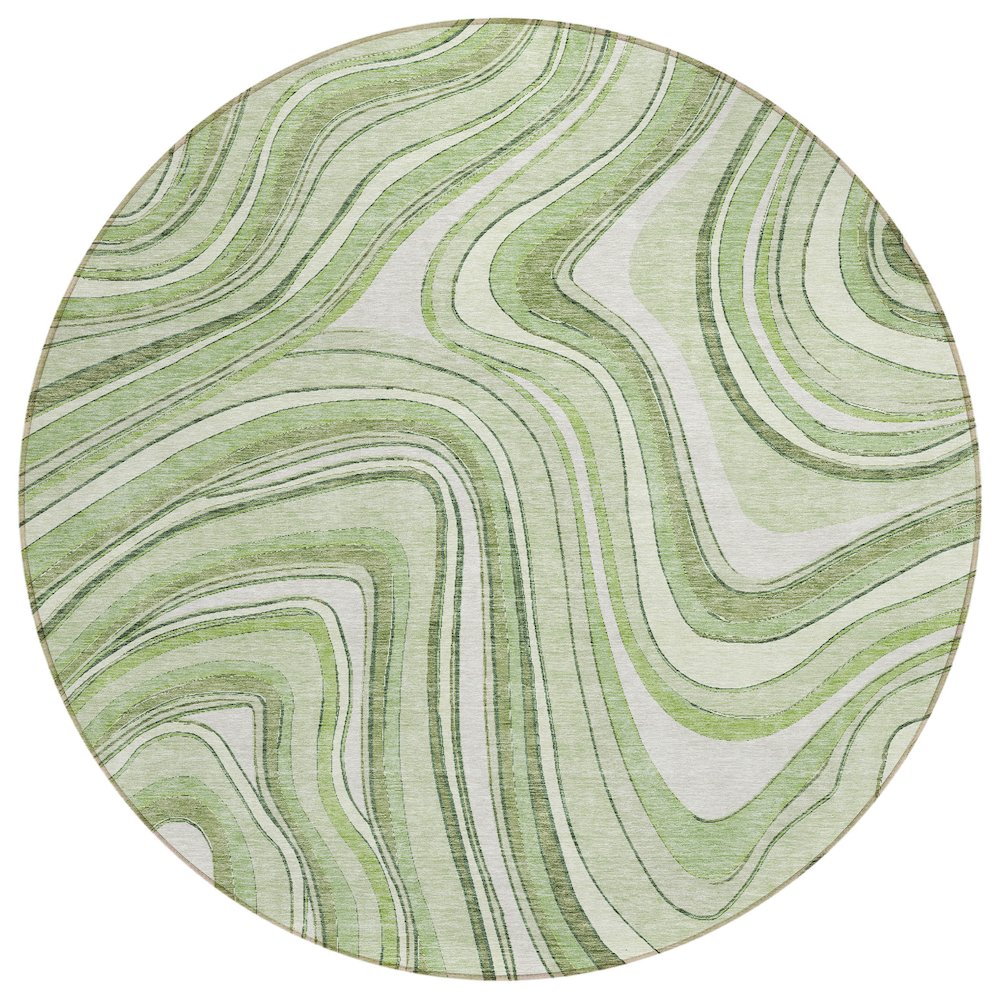 Chantille ACN756 Green 8' x 8' Rug. Picture 1