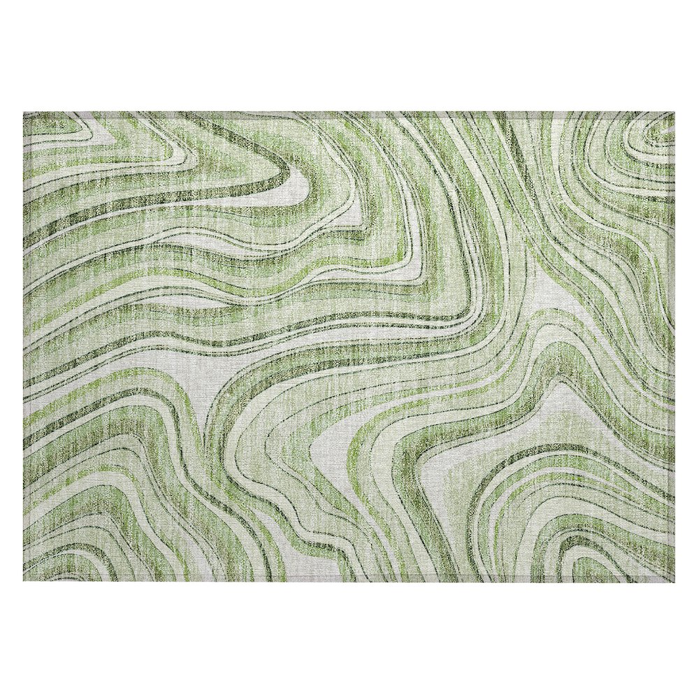 Chantille ACN756 Green 1'8" x 2'6" Rug. Picture 1