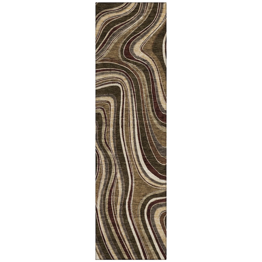 Chantille ACN756 Brown 2'3" x 7'6" Rug. Picture 1