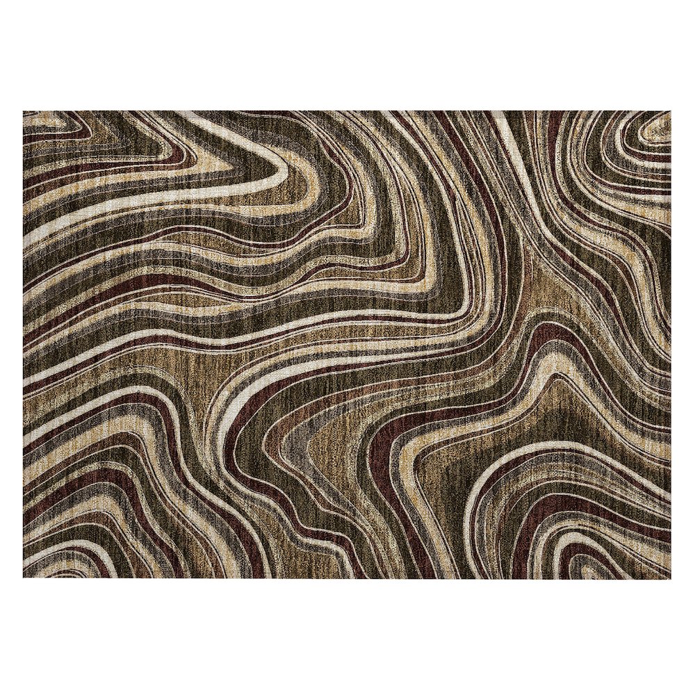 Chantille ACN756 Brown 1'8" x 2'6" Rug. Picture 1