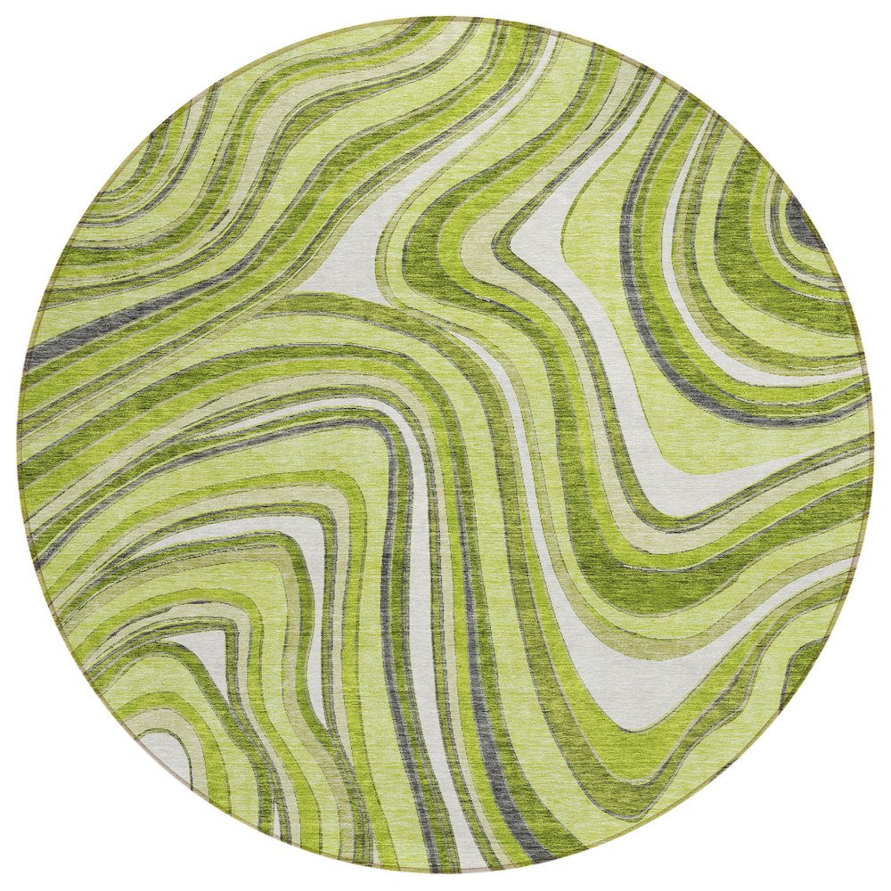 Chantille ACN756 Green 8' x 8' Rug. Picture 1