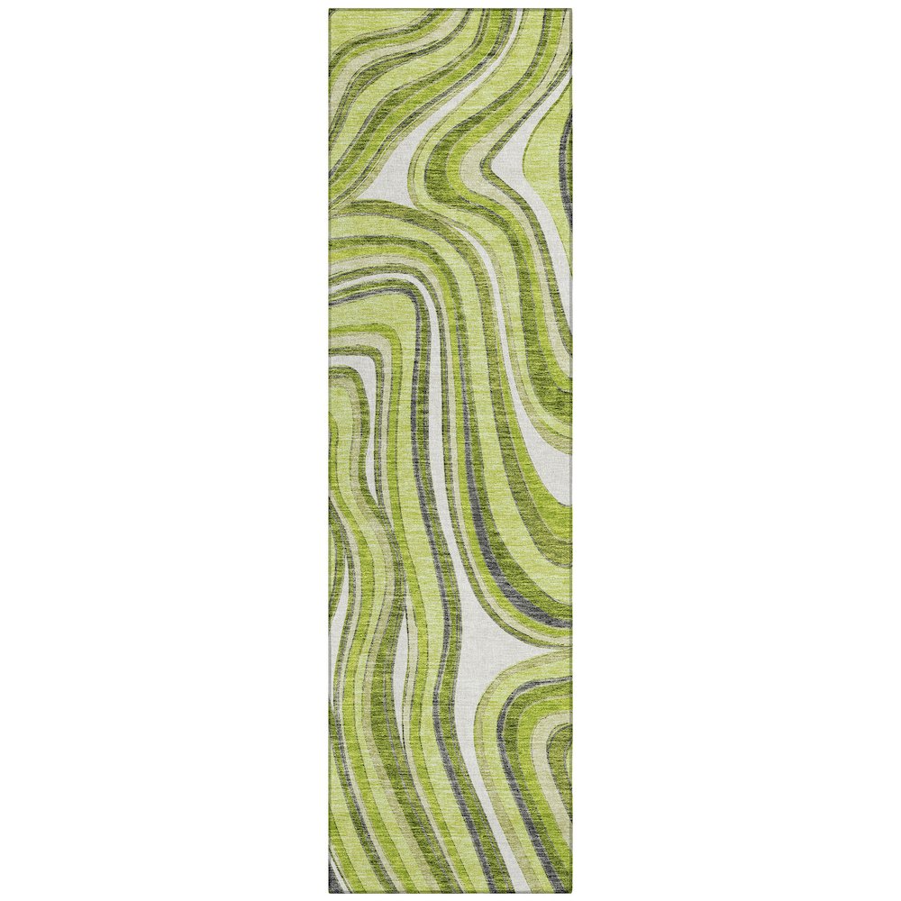 Chantille ACN756 Green 2'3" x 7'6" Rug. Picture 1