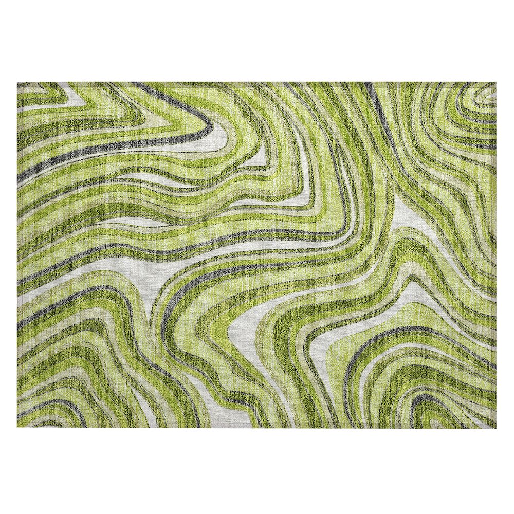 Chantille ACN756 Green 1'8" x 2'6" Rug. Picture 1