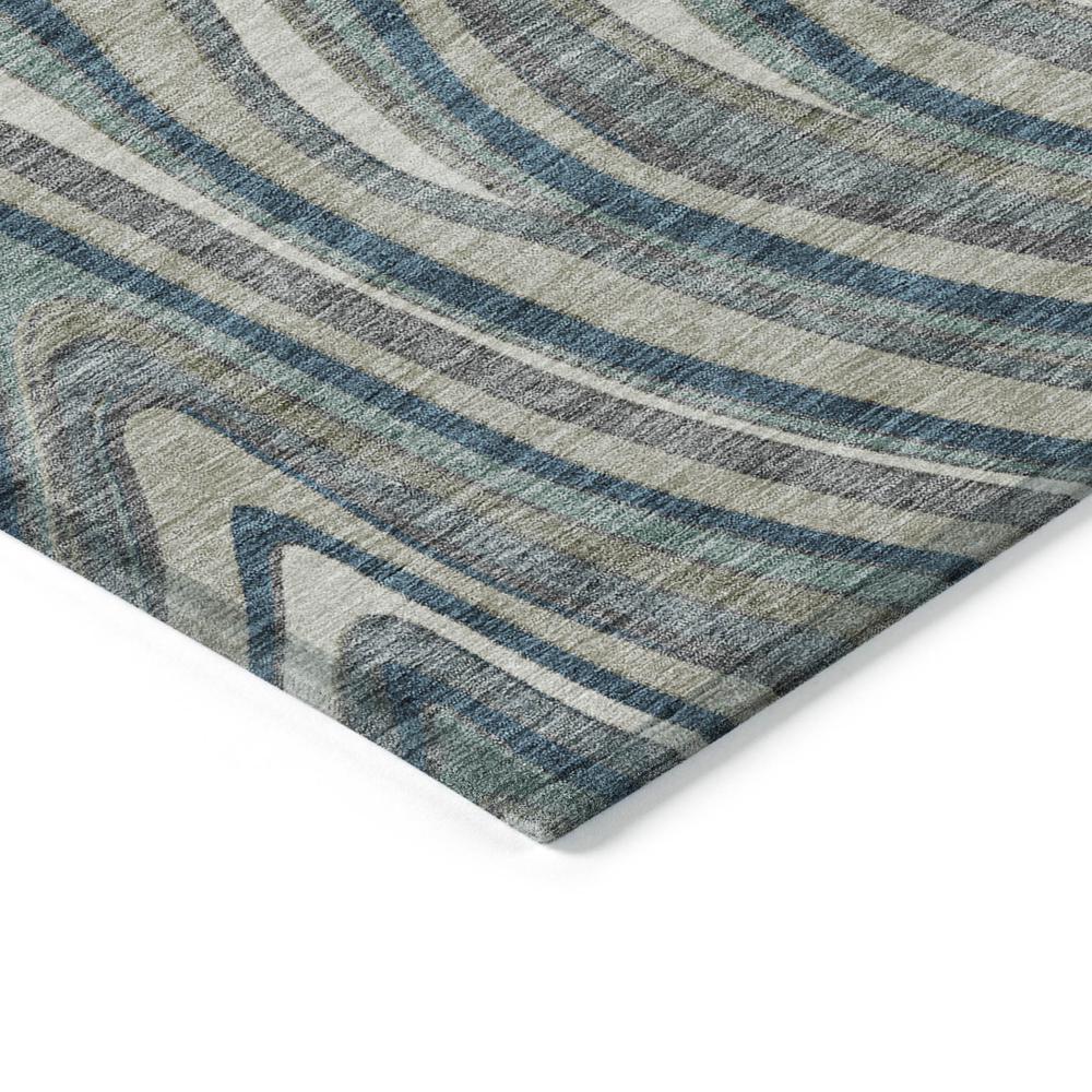 Chantille ACN756 Teal 1'8" x 2'6" Rug. Picture 3