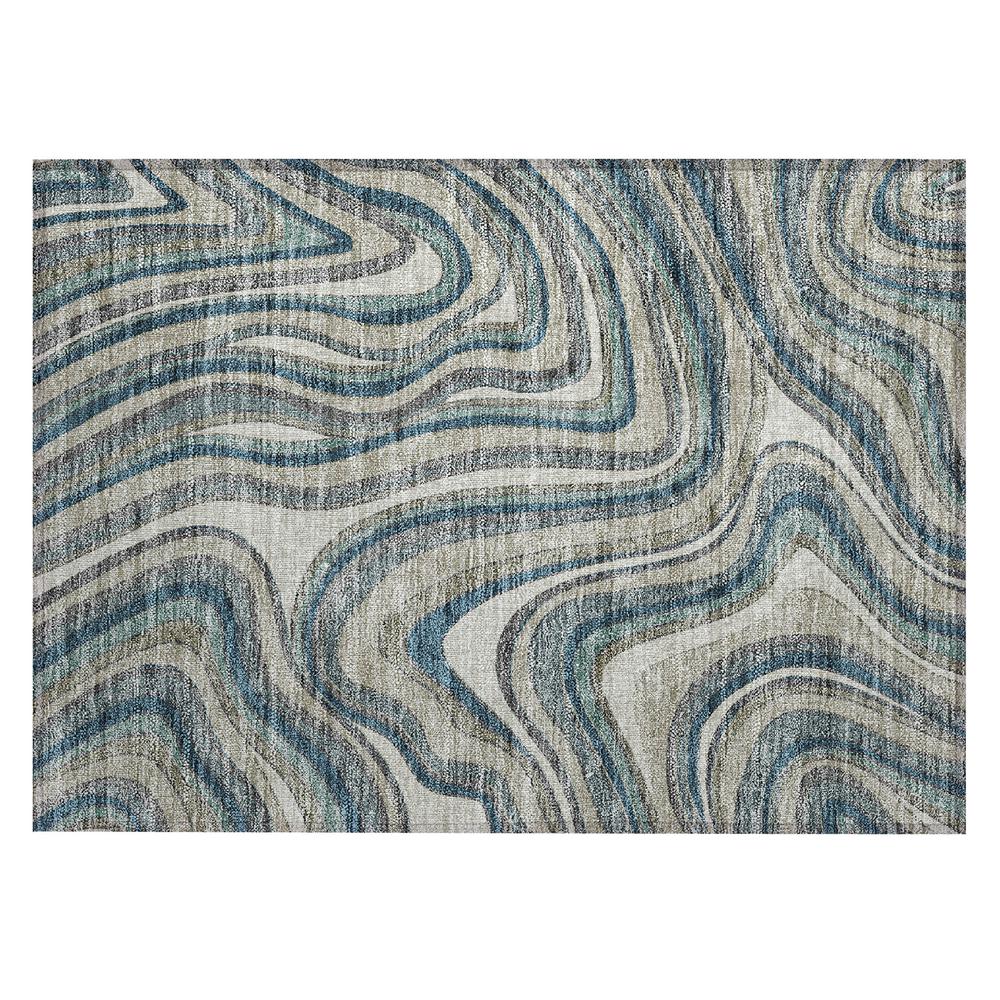 Chantille ACN756 Teal 1'8" x 2'6" Rug. Picture 1