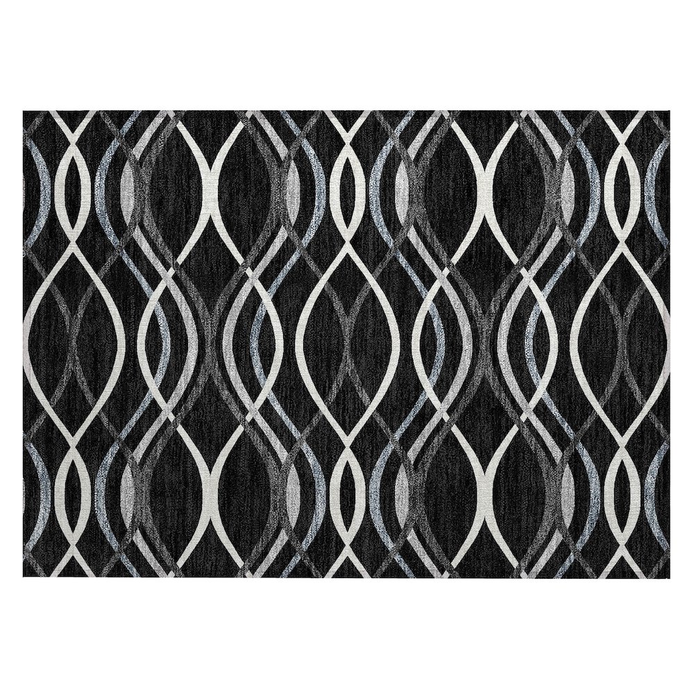 Chantille ACN757 Black 1'8" x 2'6" Rug. Picture 1