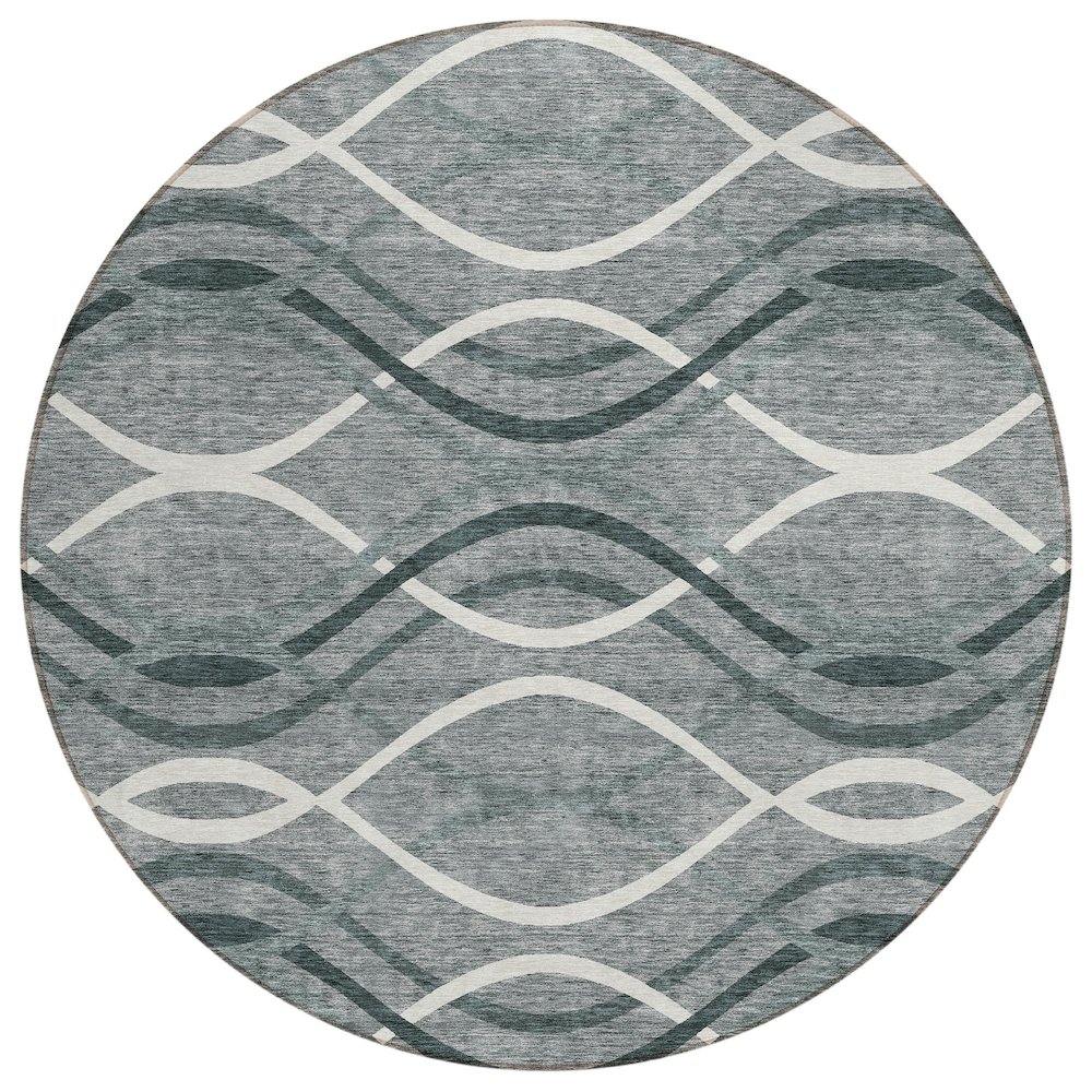 Chantille ACN757 Gray 8' x 8' Rug. Picture 1