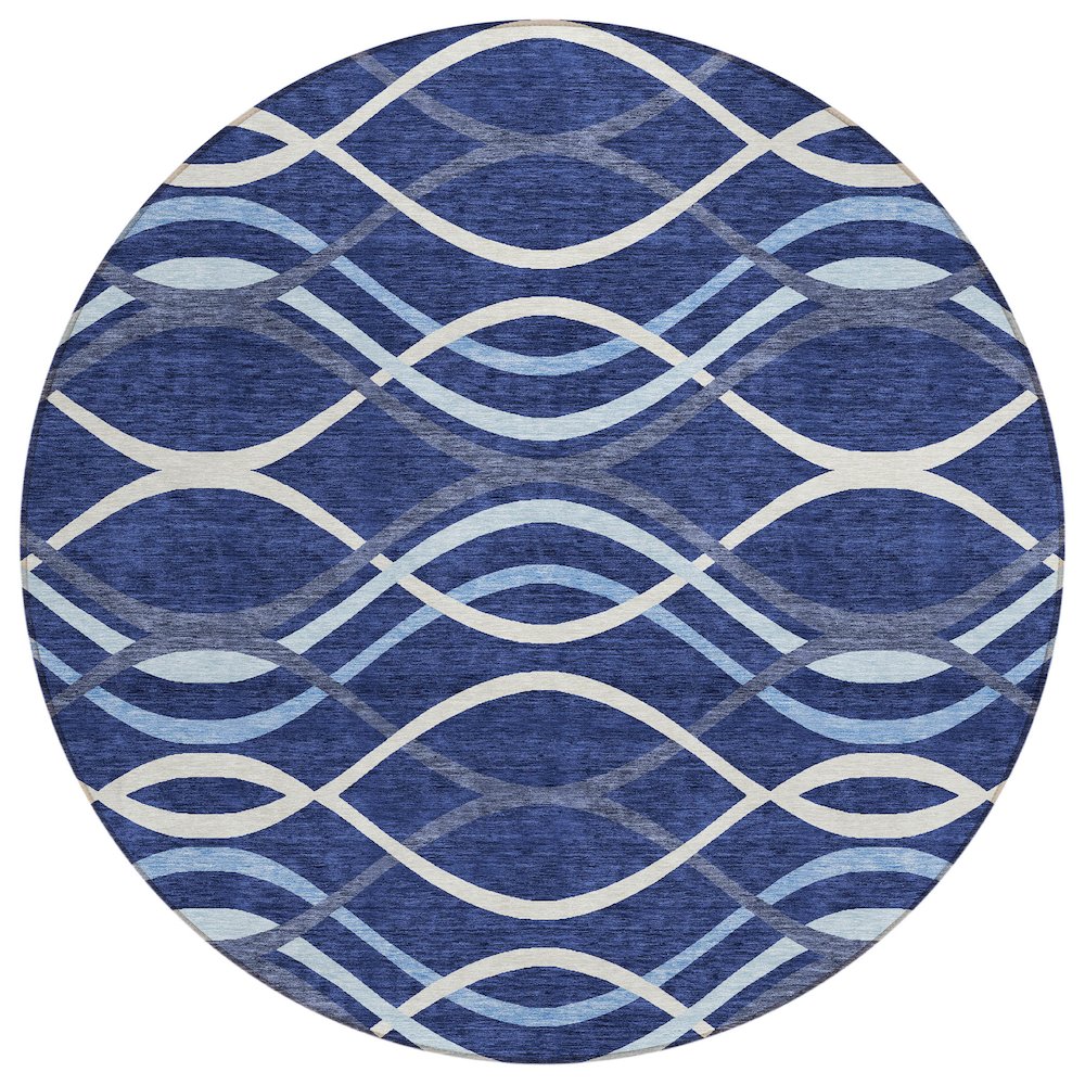 Chantille ACN757 Blue 8' x 8' Rug. Picture 1