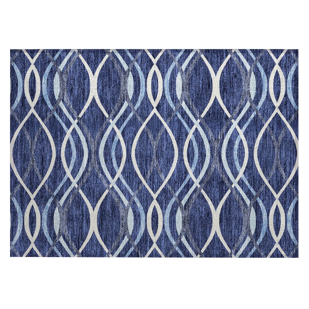 Chantille ACN757 Blue 1'8" x 2'6" Rug. Picture 1