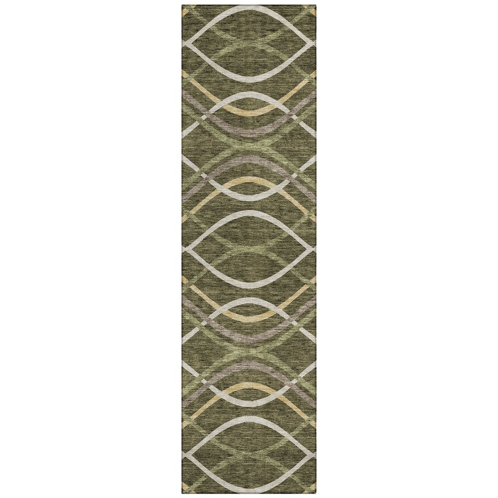 Chantille ACN757 Green 2'3" x 7'6" Rug. Picture 1