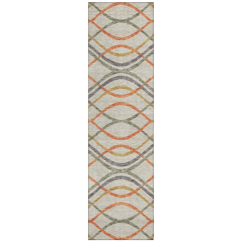 Chantille ACN757 Orange 2'3" x 7'6" Rug. Picture 1