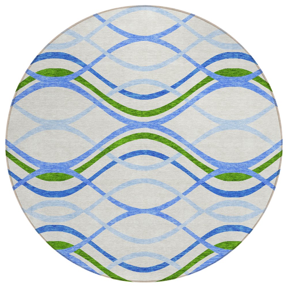 Chantille ACN757 Blue 8' x 8' Rug. Picture 1