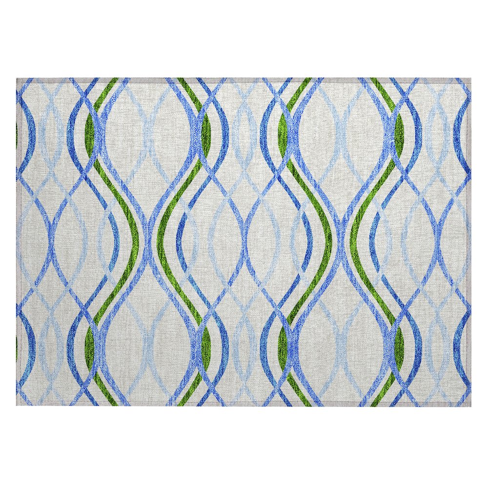 Chantille ACN757 Blue 1'8" x 2'6" Rug. Picture 1