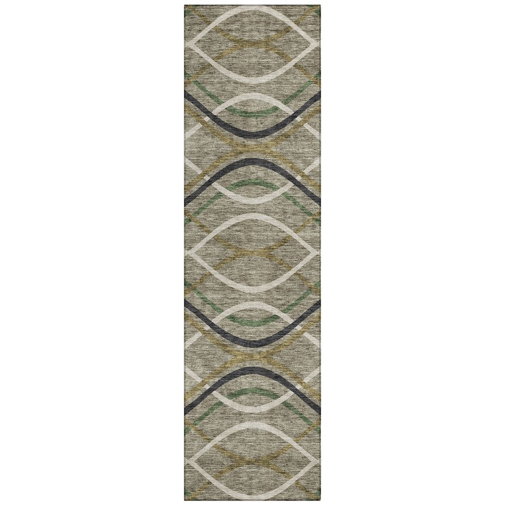 Chantille ACN757 Brown 2'3" x 7'6" Rug. Picture 1