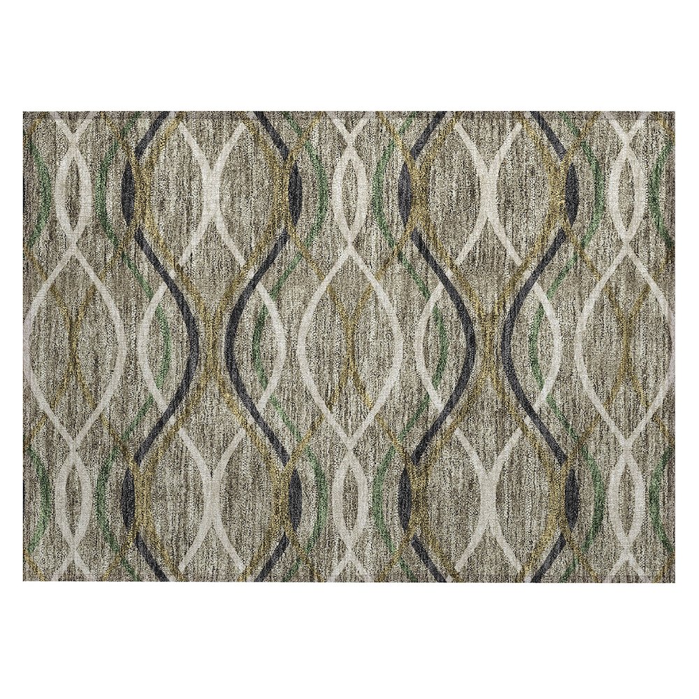 Chantille ACN757 Brown 1'8" x 2'6" Rug. Picture 1