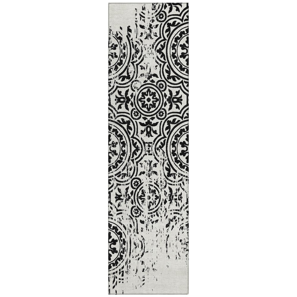 Chantille ACN758 Black 2'3" x 7'6" Rug. Picture 1