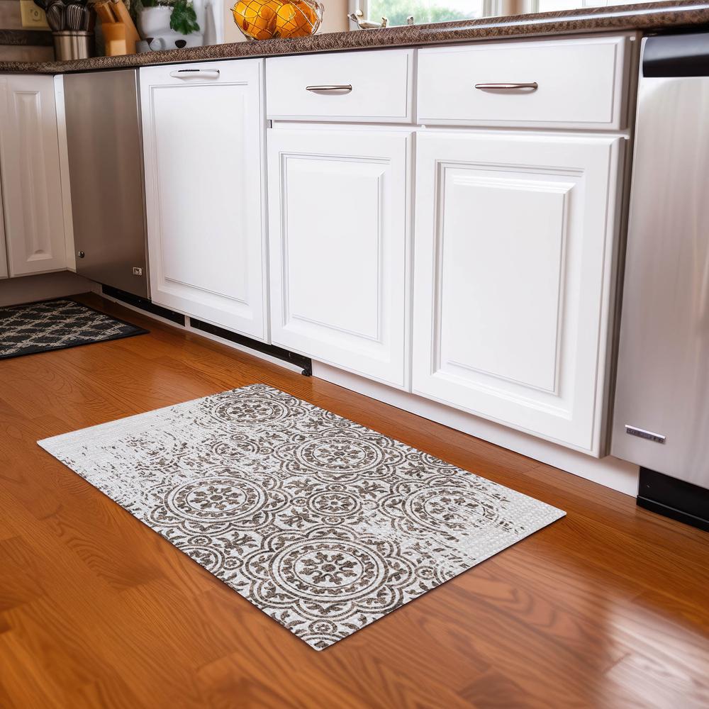 Chantille ACN758 Brown 1'8" x 2'6" Rug. Picture 5