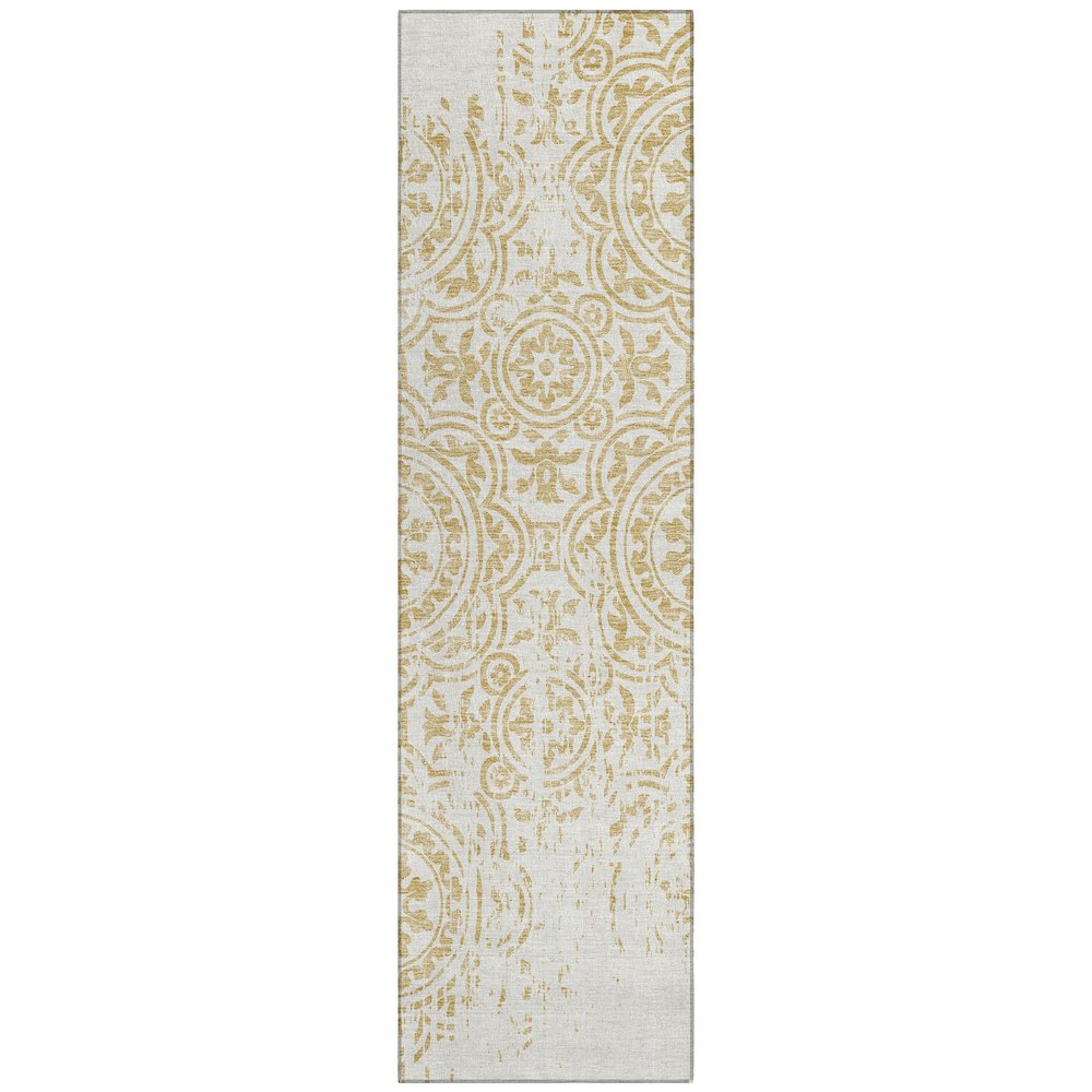 Chantille ACN758 Gold 2'3" x 7'6" Rug. Picture 1
