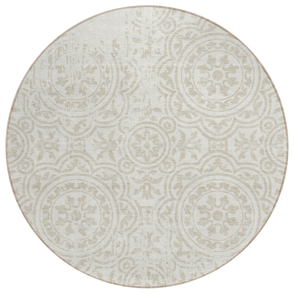 Chantille ACN758 Ivory 8' x 8' Rug. Picture 1