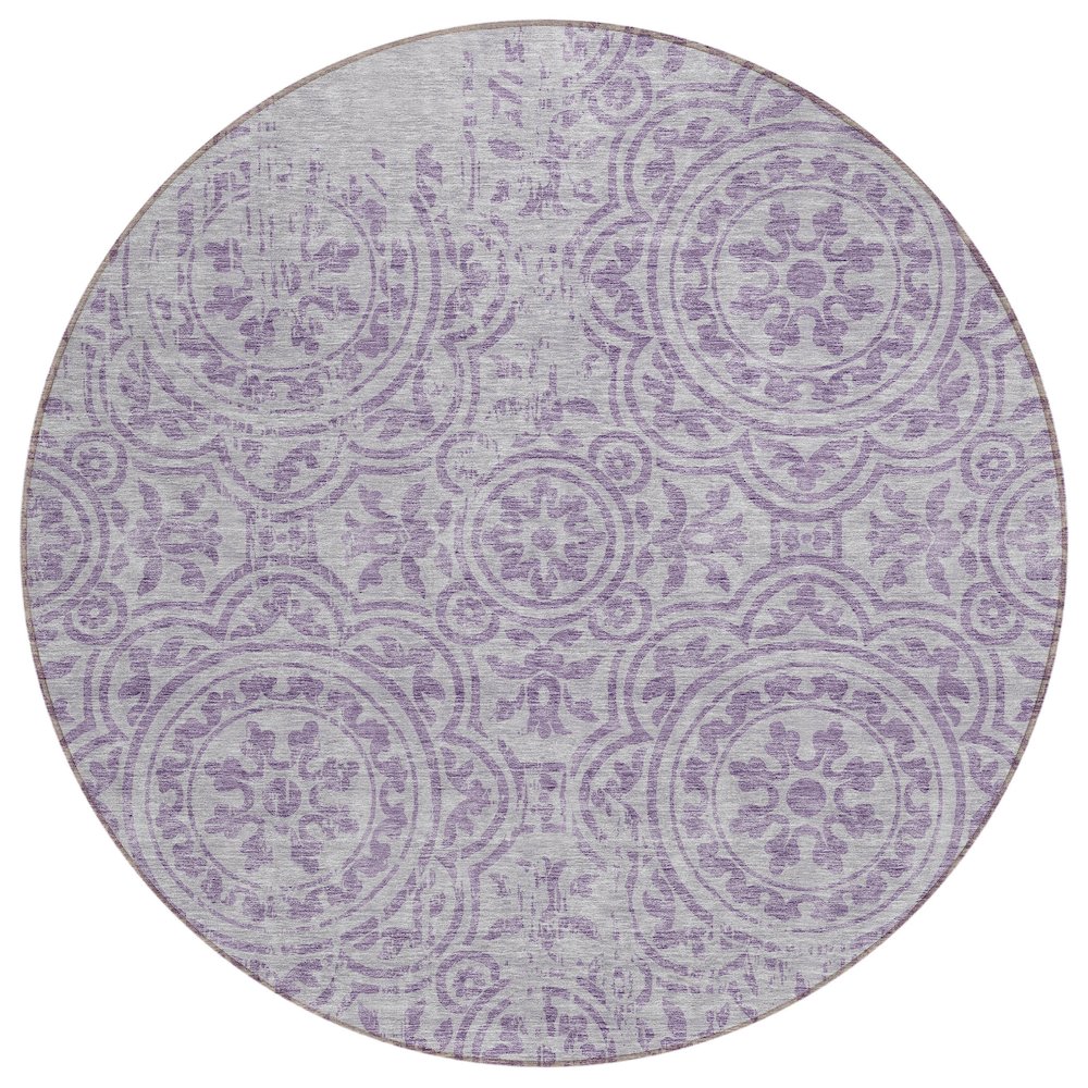Chantille ACN758 Purple 8' x 8' Rug. Picture 1