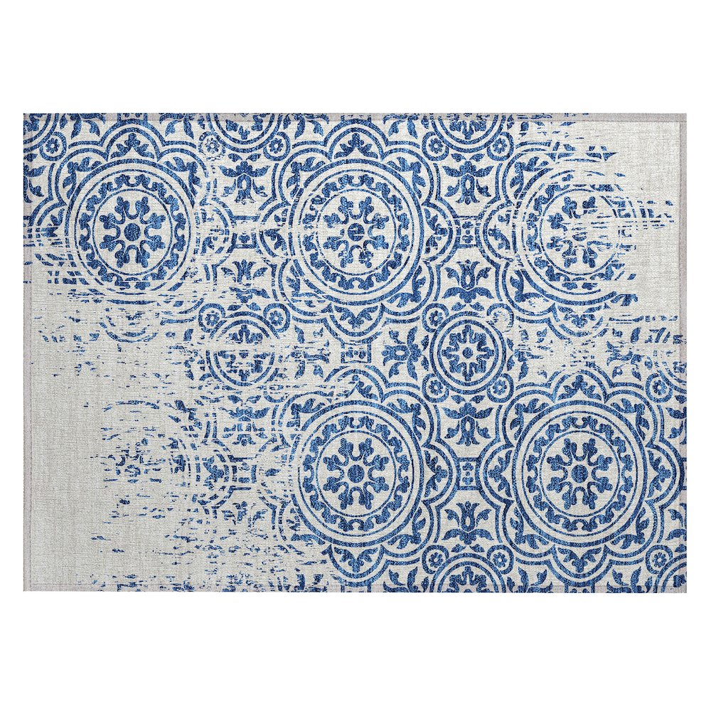 Chantille ACN758 Blue 1'8" x 2'6" Rug. Picture 1