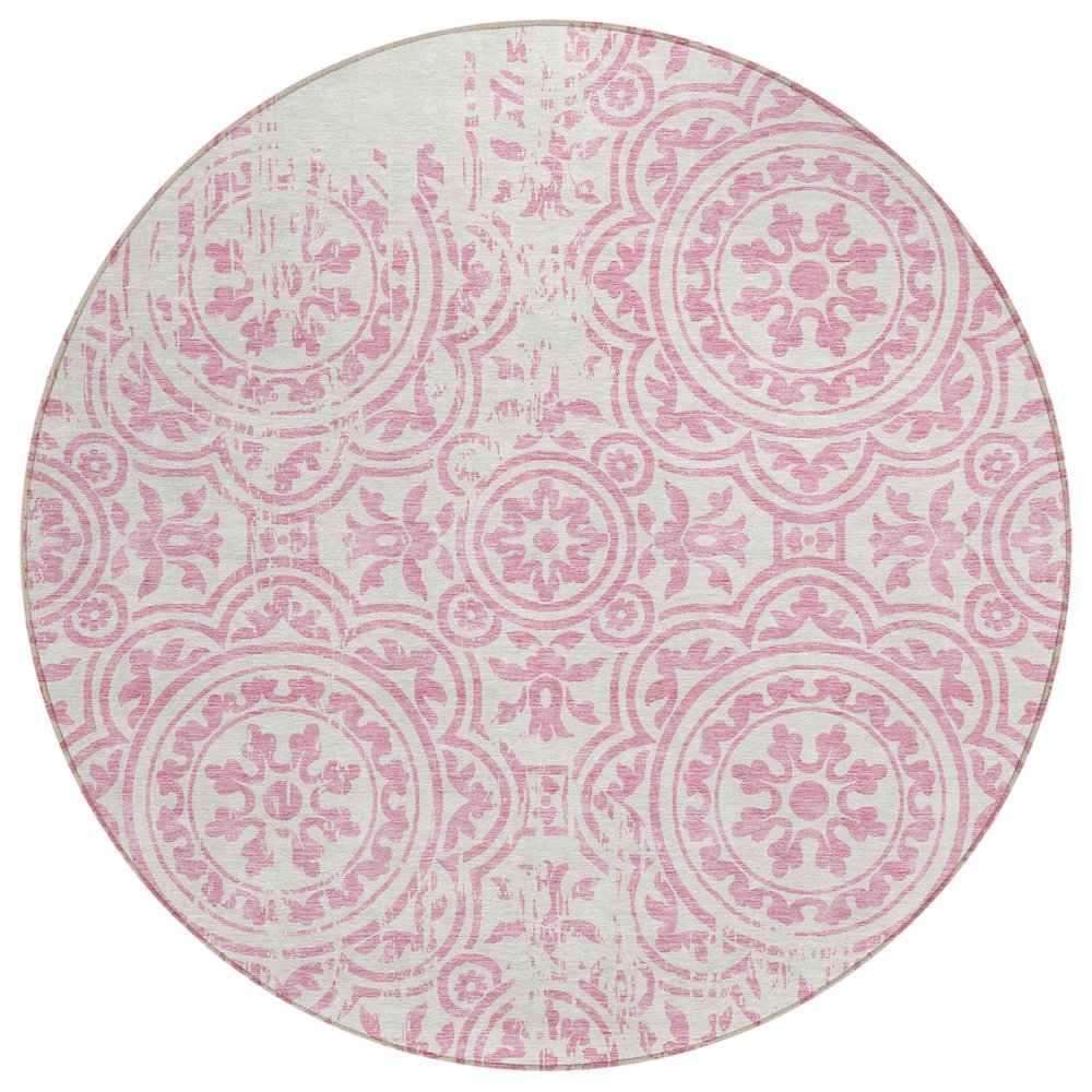 Chantille ACN758 Pink 8' x 8' Rug. Picture 1