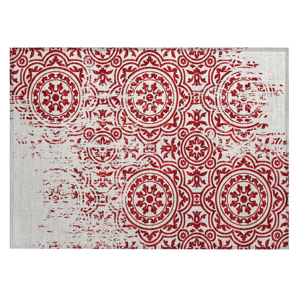 Chantille ACN758 Red 1'8" x 2'6" Rug. Picture 1