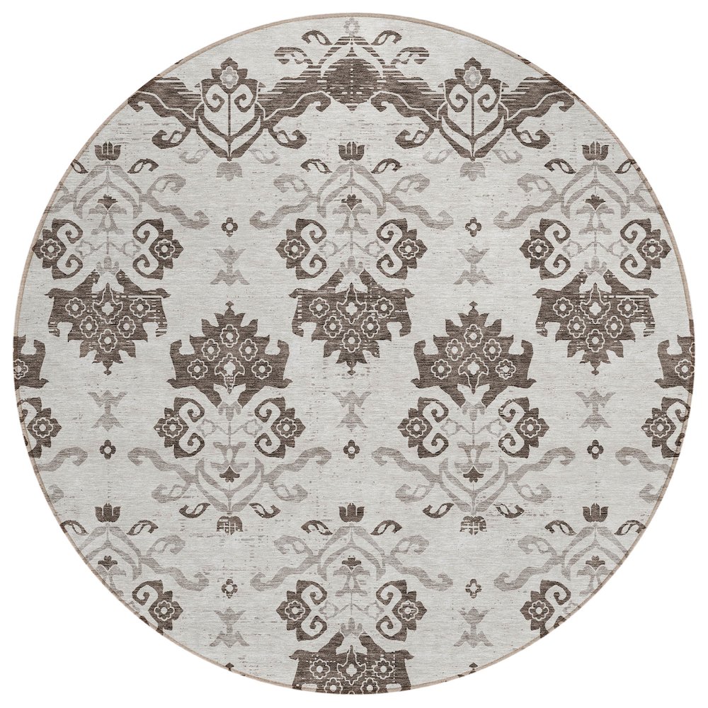 Chantille ACN759 Brown 8' x 8' Rug. Picture 1