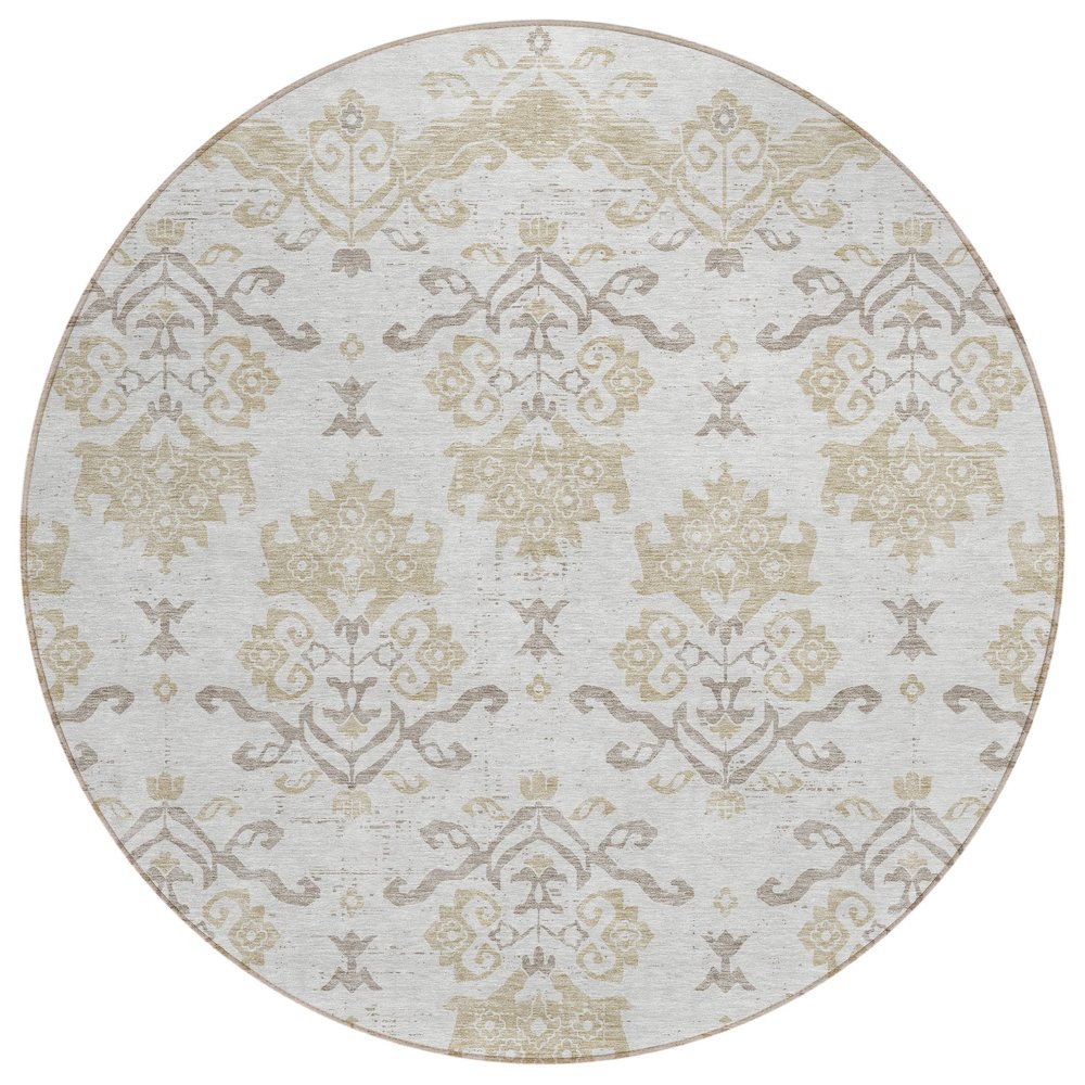 Chantille ACN759 Ivory 8' x 8' Rug. Picture 1