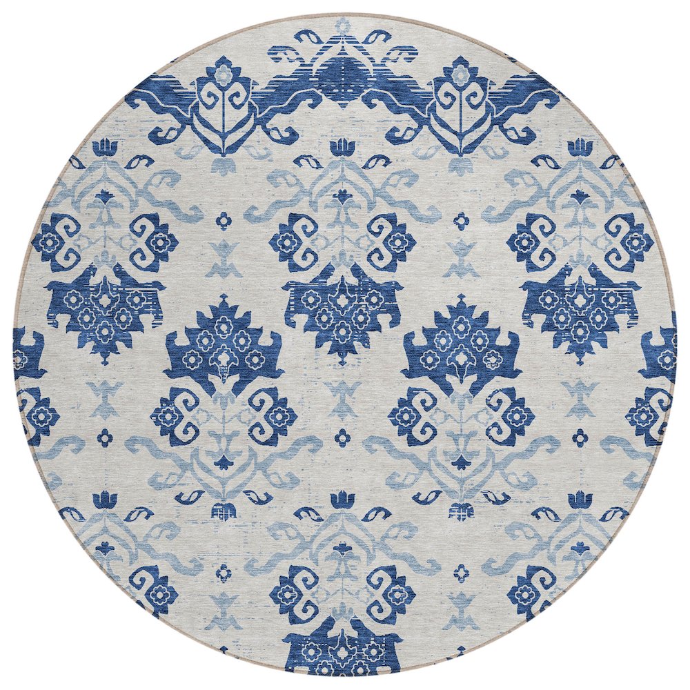 Chantille ACN759 Blue 8' x 8' Rug. Picture 1