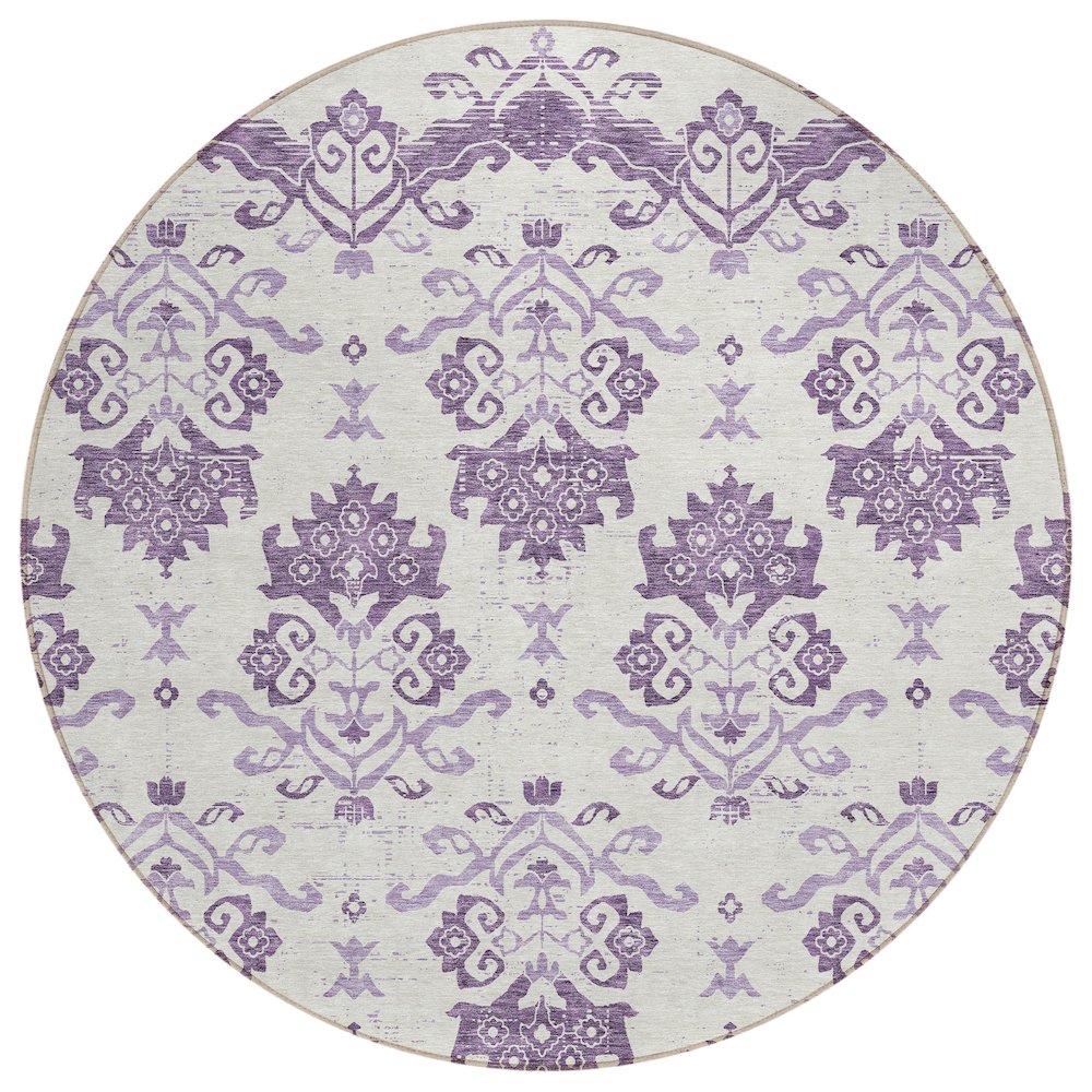 Chantille ACN759 Purple 8' x 8' Rug. Picture 1