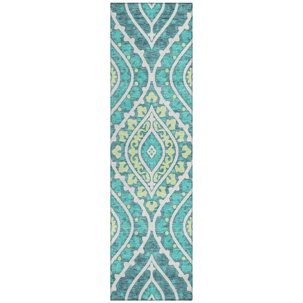 Chantille ACN761 Teal 2'3" x 7'6" Rug. Picture 1