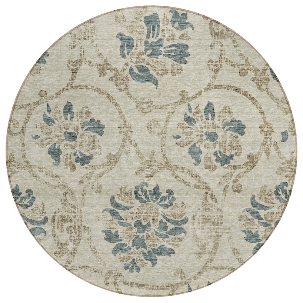 Chantille ACN762 Brown 8' x 8' Rug. Picture 1