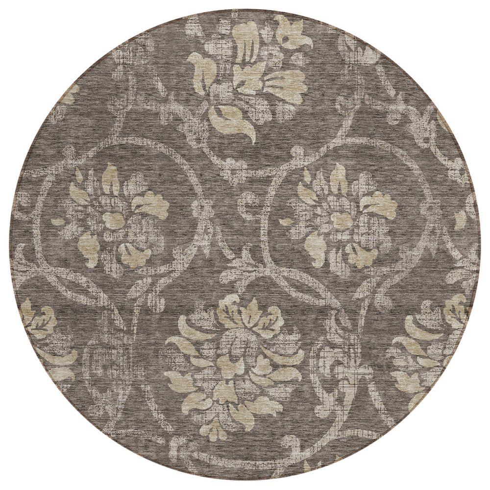 Chantille ACN762 Brown 8' x 8' Rug. Picture 1