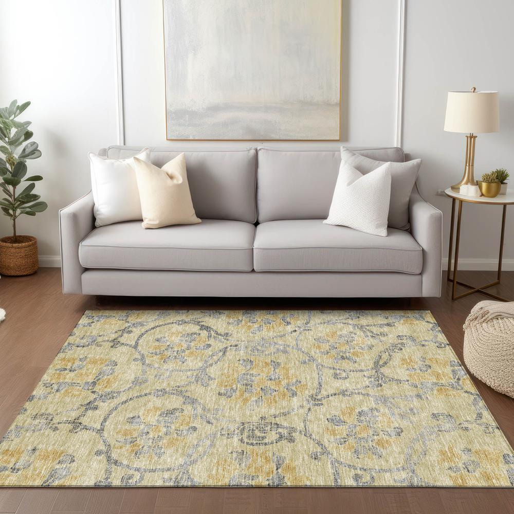 Chantille ACN762 Gold 2'6" x 3'10" Rug. Picture 6