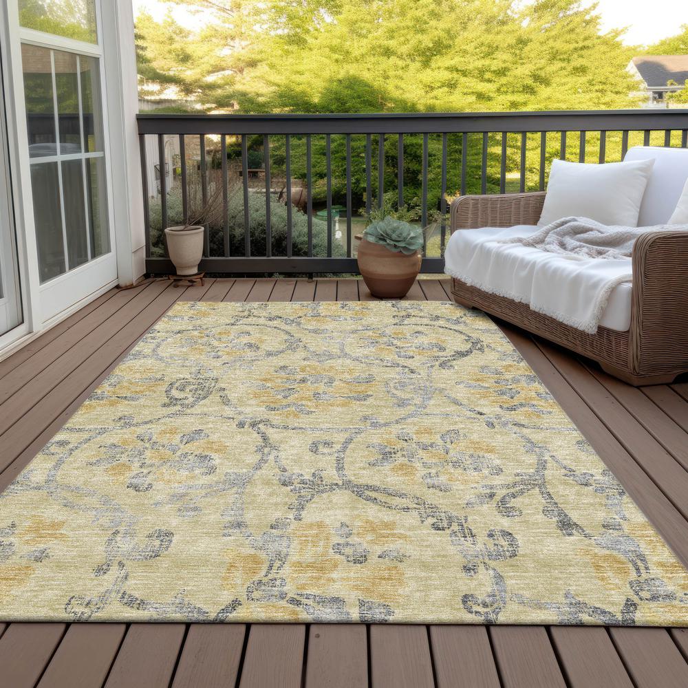 Chantille ACN762 Gold 2'6" x 3'10" Rug. Picture 7