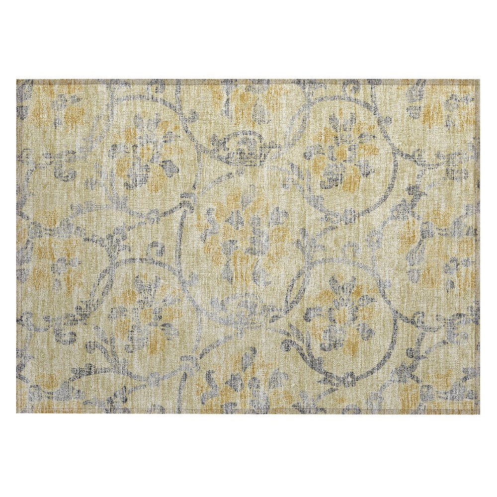 Chantille ACN762 Gold 1'8" x 2'6" Rug. Picture 1