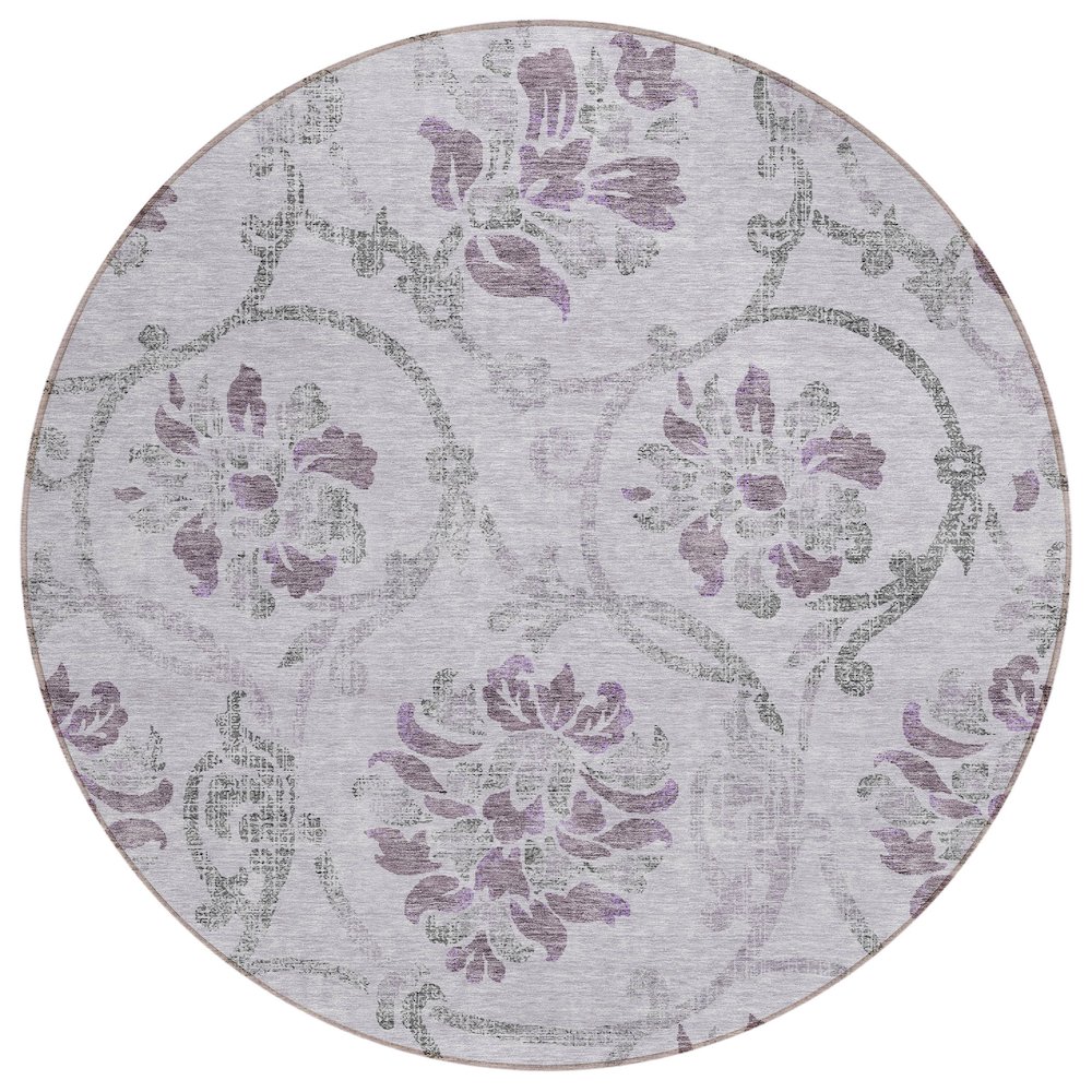 Chantille ACN762 Purple 8' x 8' Rug. Picture 1