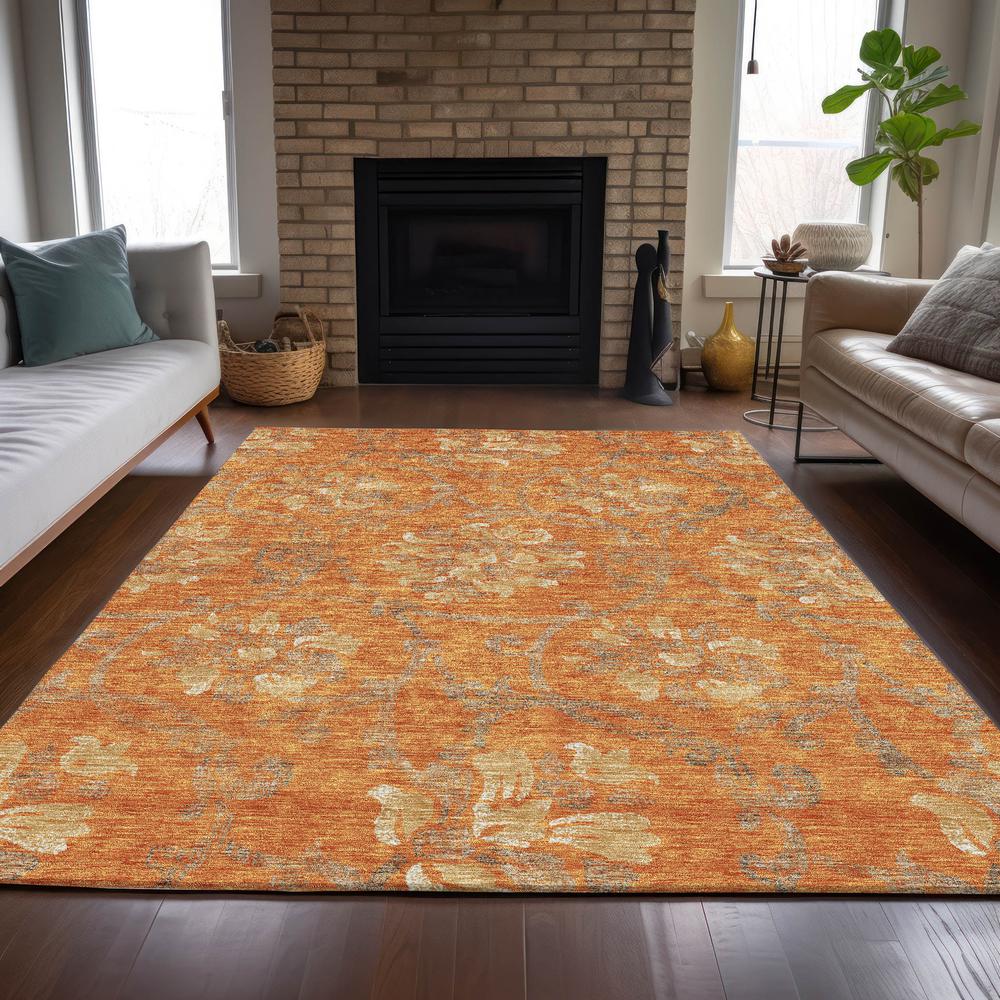 Chantille ACN762 Orange 2'6" x 3'10" Rug. Picture 5