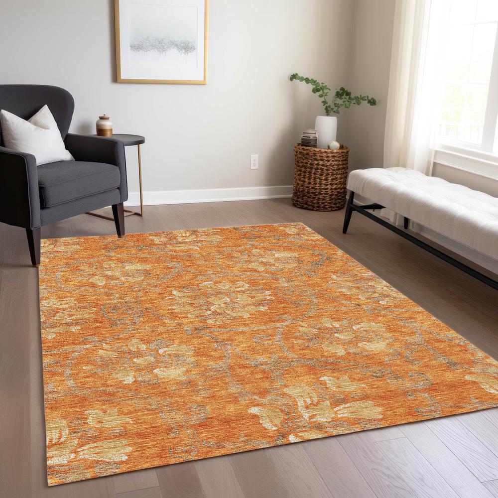 Chantille ACN762 Orange 2'6" x 3'10" Rug. Picture 6