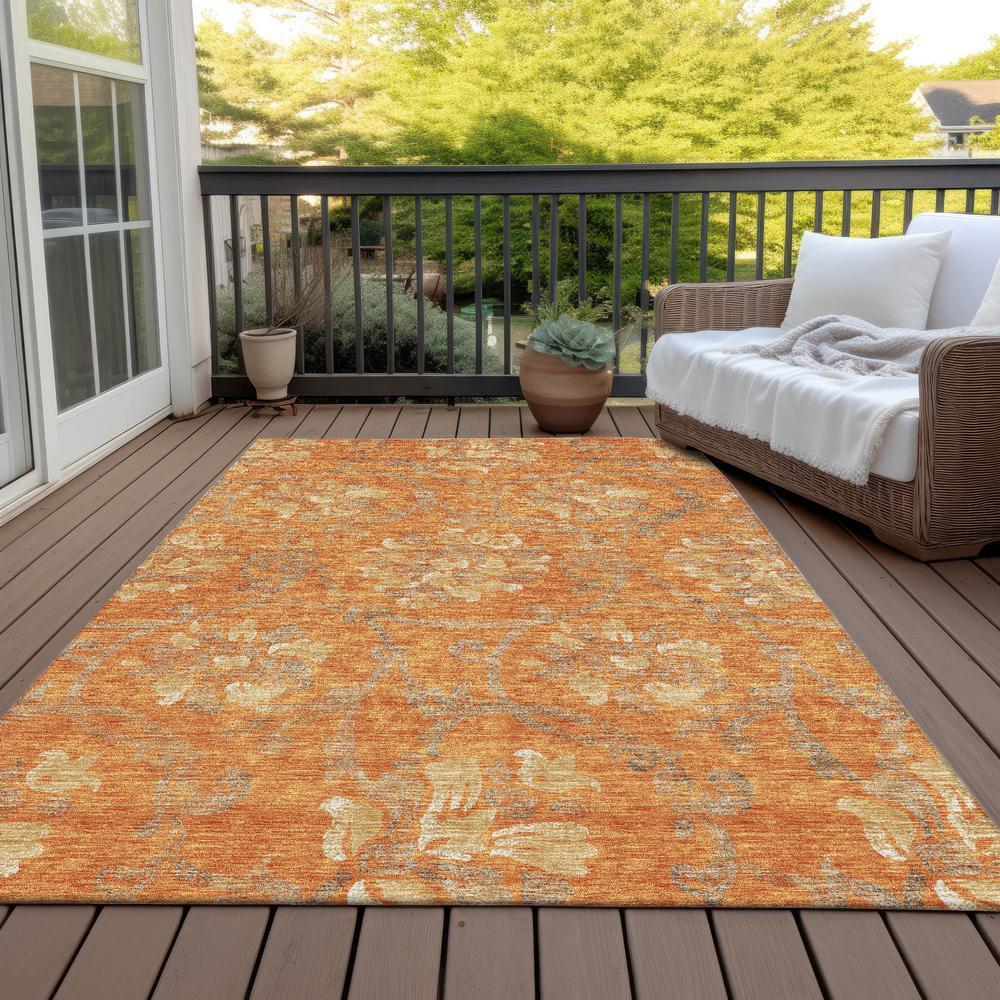 Chantille ACN762 Orange 2'6" x 3'10" Rug. Picture 7