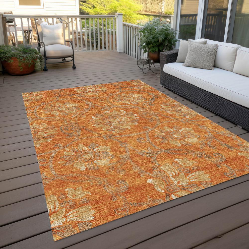 Chantille ACN762 Orange 2'6" x 3'10" Rug. Picture 8