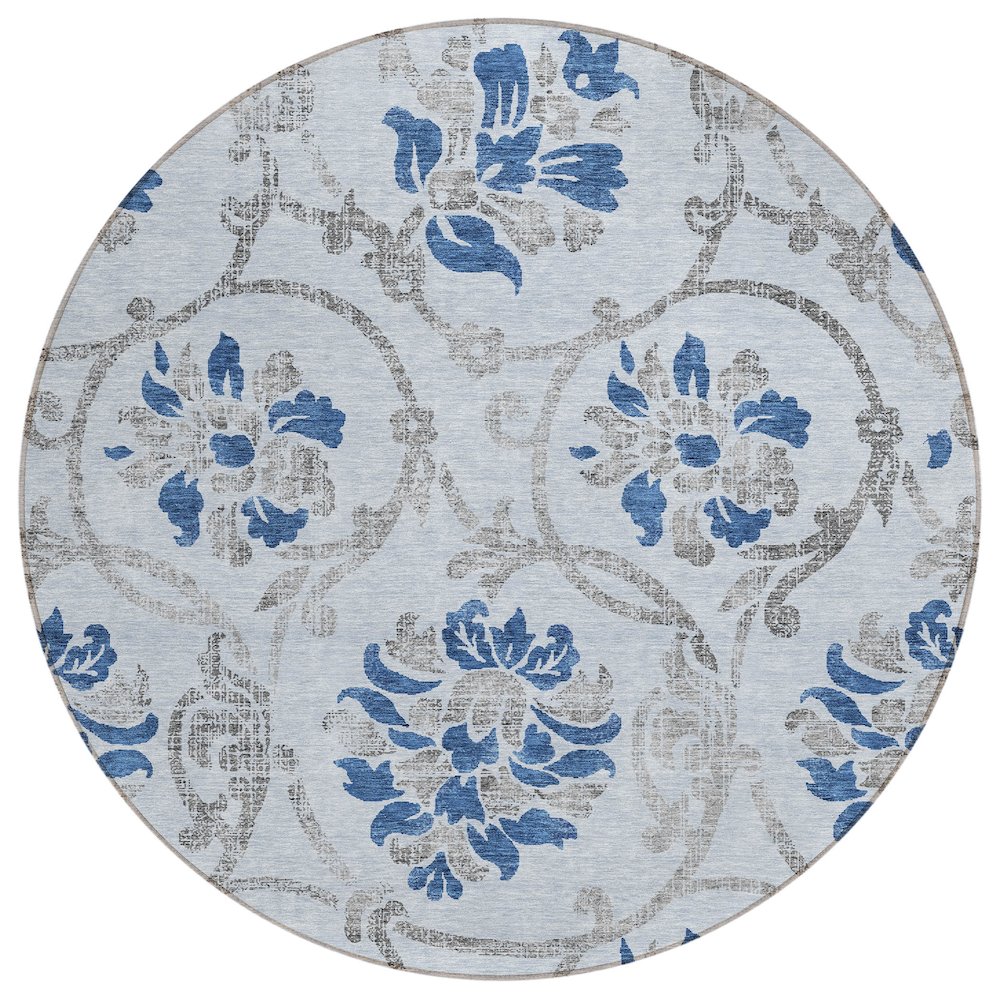 Chantille ACN762 Blue 8' x 8' Rug. Picture 1