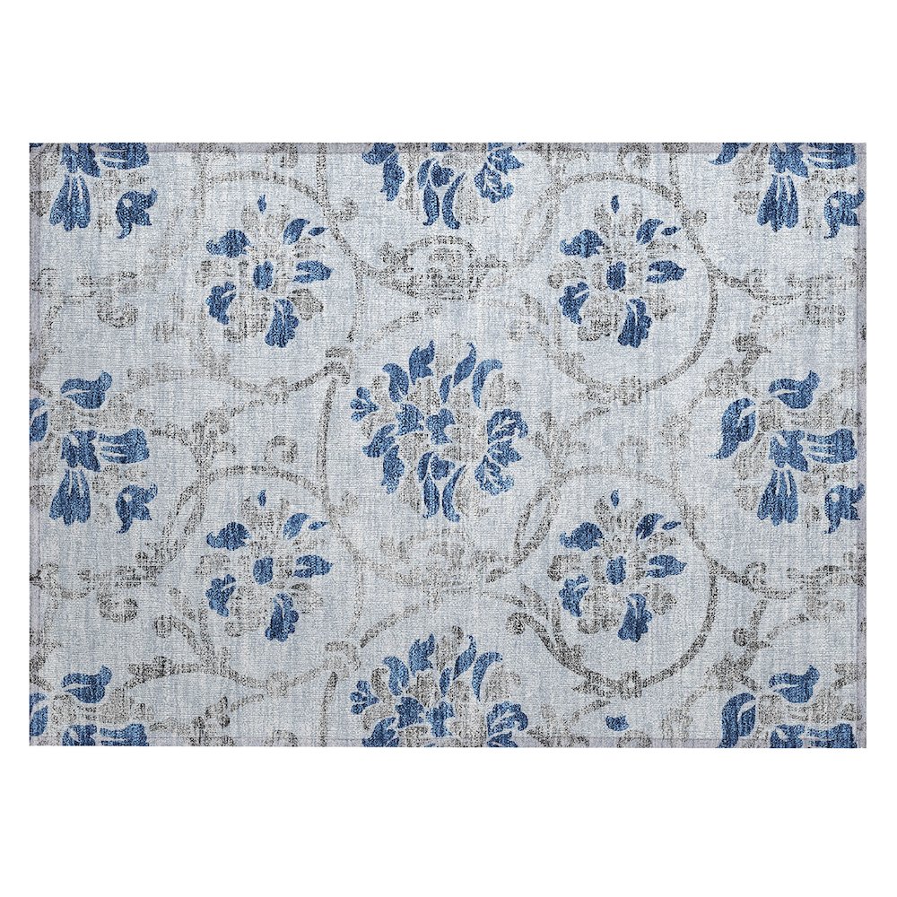 Chantille ACN762 Blue 1'8" x 2'6" Rug. Picture 1