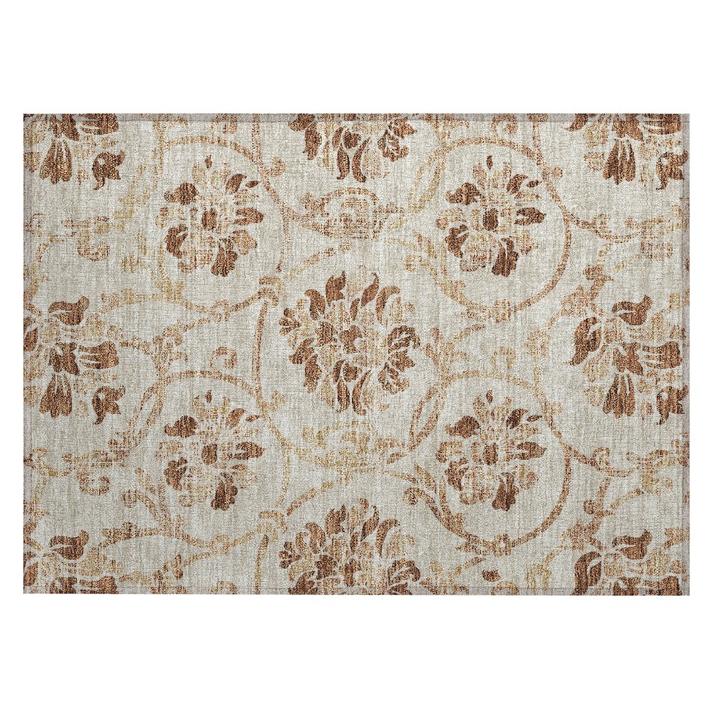 Chantille ACN762 Orange 1'8" x 2'6" Rug. Picture 1