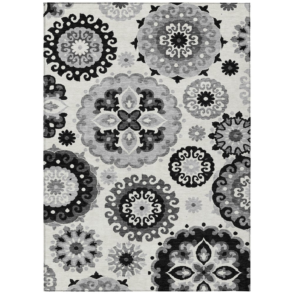 Chantille ACN763 Black 2'6" x 3'10" Rug. Picture 1